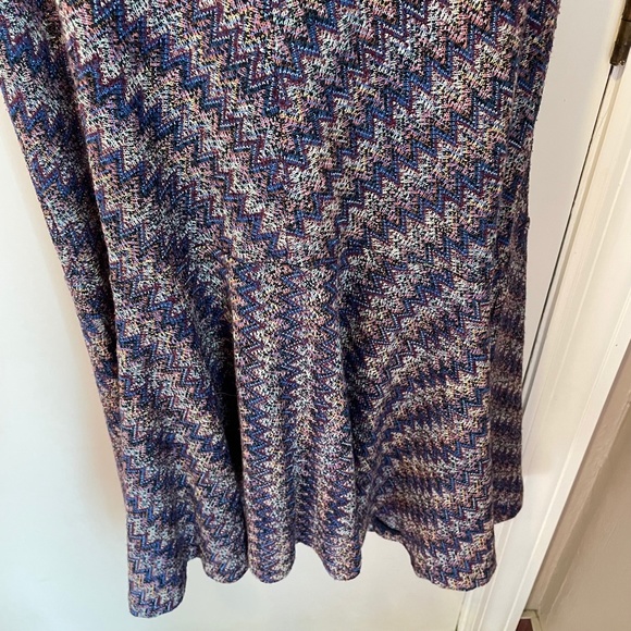 Anthropologie Maeve Westwater chevron stripe knit dress. Size large. - Picture 4 of 10